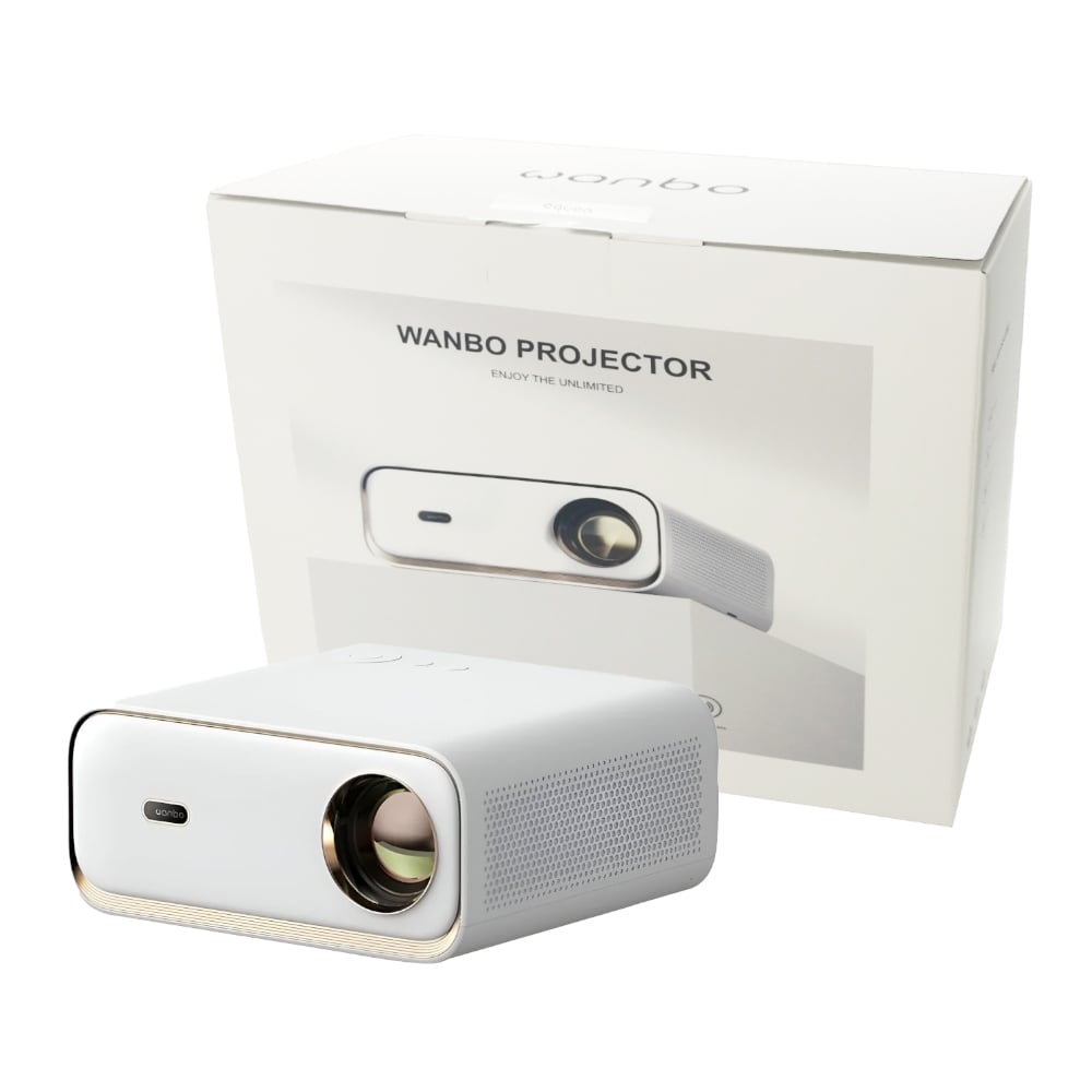 WANBO X5 1080p 1100 ANSI lumens Android 9.0 Slim Skoolteaterprojektor