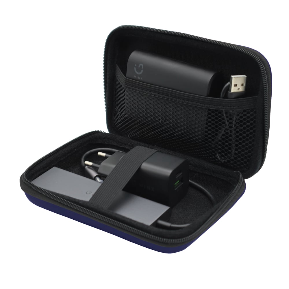 Winx Go Rugged Hardshell Protective Carry Case - Blue