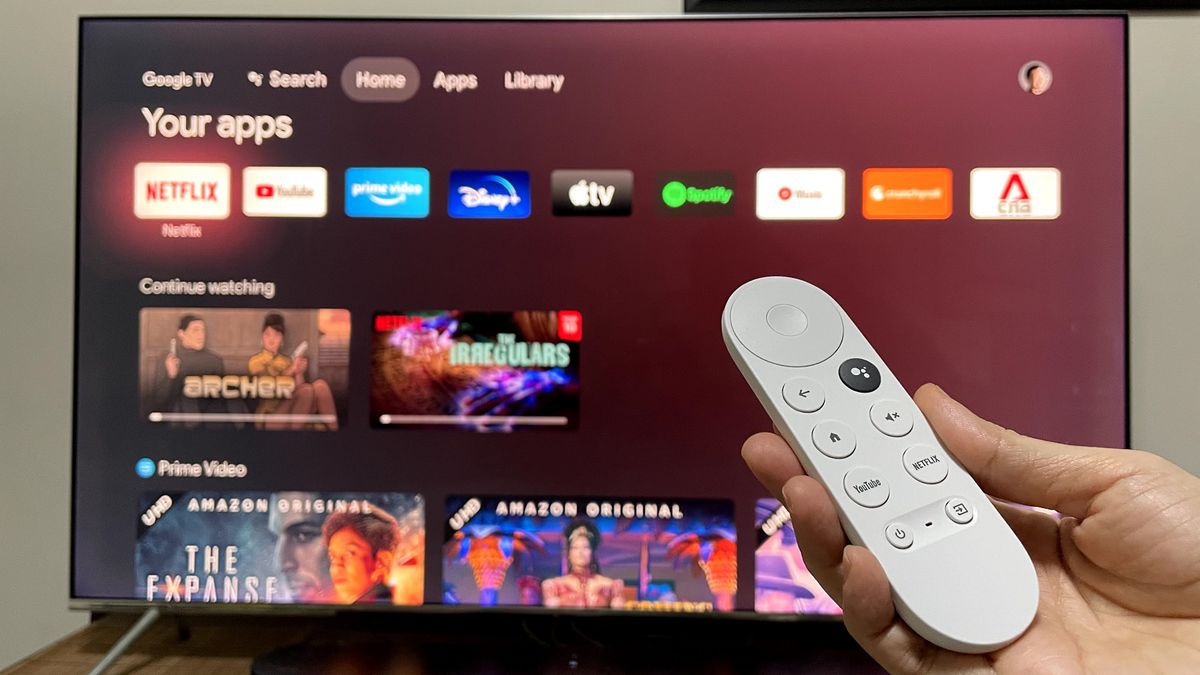Google Chromecast met Google TV