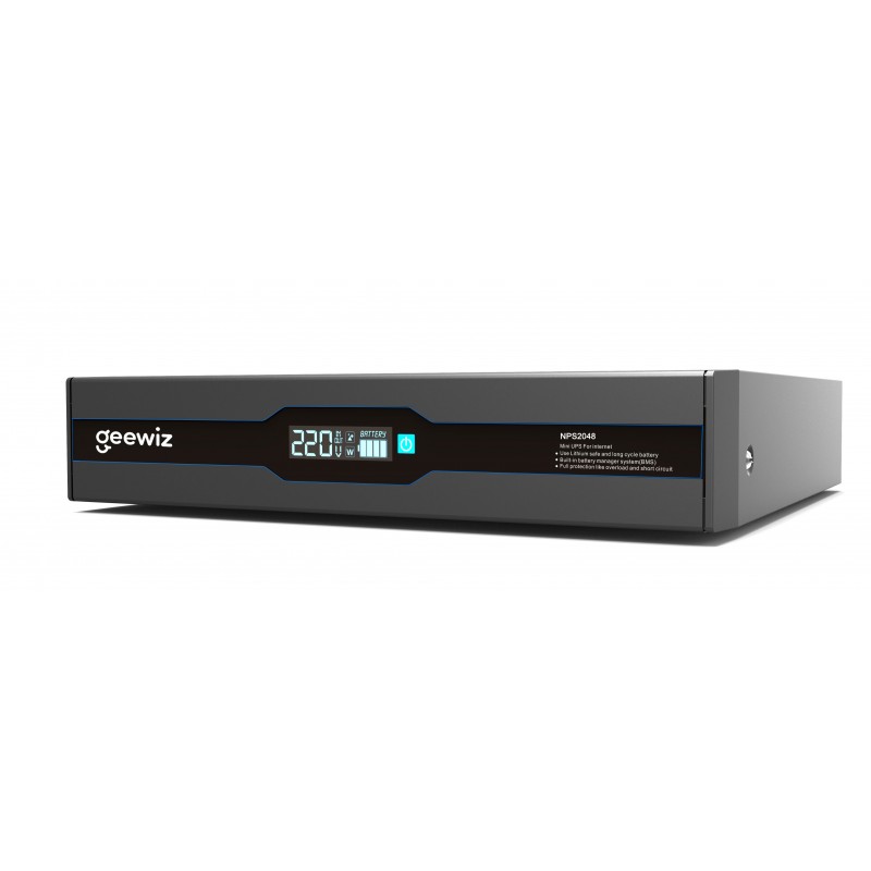 Geewiz Mini DC UPS (24000mAh) LiFePO4 Backup Battery Power Bank Supply (75Wh) - 10x 12V / 9V & PoE