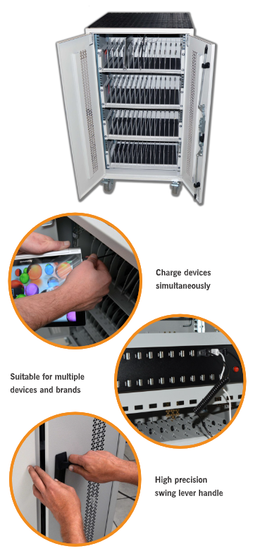 Chromebook / Laptop / Notebook / Tablet Charging Station Trolley