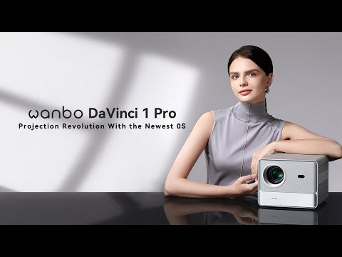 WANBO DaVinci 1 Pro 1080P 650ANSI Android 11 Smart Home Theatre Projector